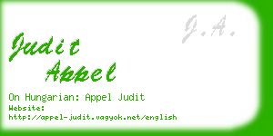 judit appel business card